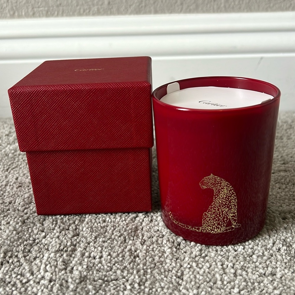 CARTIER Red Panther Scented Candle